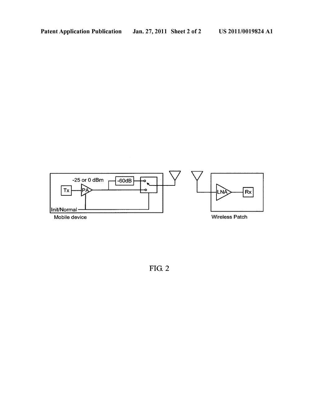 LOW POWER RADIOFREQUENCY (RF) COMMUNICATION SYSTEMS FOR SECURE WIRELESS PATCH INITIALIZATION AND METHODS OF USE - diagram, schematic, and image 03