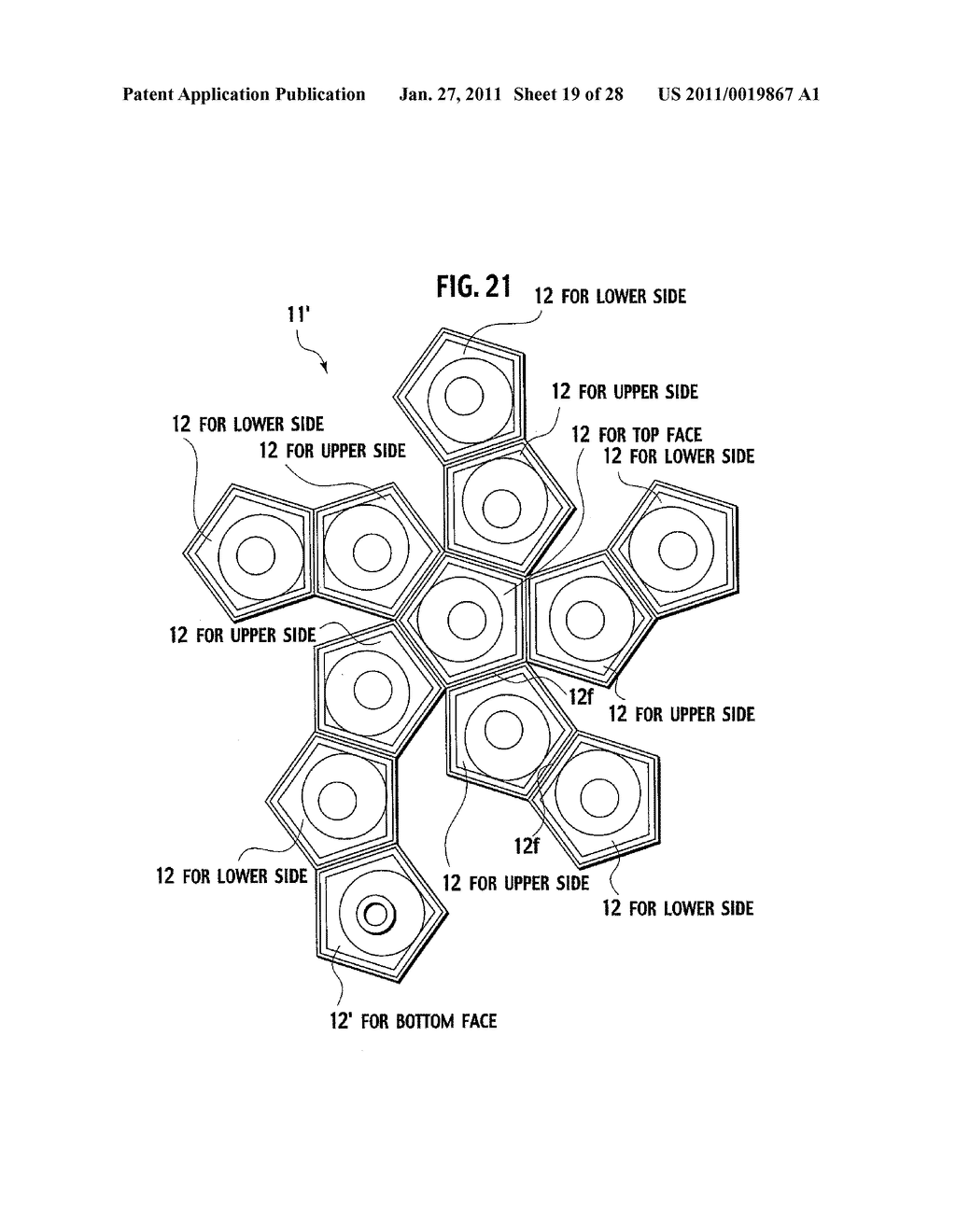 ELECTRO-ACOUSTIC TRANSDUCER WITH MULTI-FACED DIAPHRAGM ASSEMBLY - diagram, schematic, and image 20