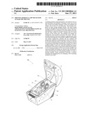 PRINTING MEDIUM CLAMP MECHANISM OF BARCODE PRINTER diagram and image