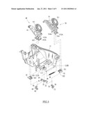 PRINTING MEDIUM CLAMP MECHANISM OF BARCODE PRINTER diagram and image