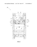 PRINTING MEDIUM CLAMP MECHANISM OF BARCODE PRINTER diagram and image