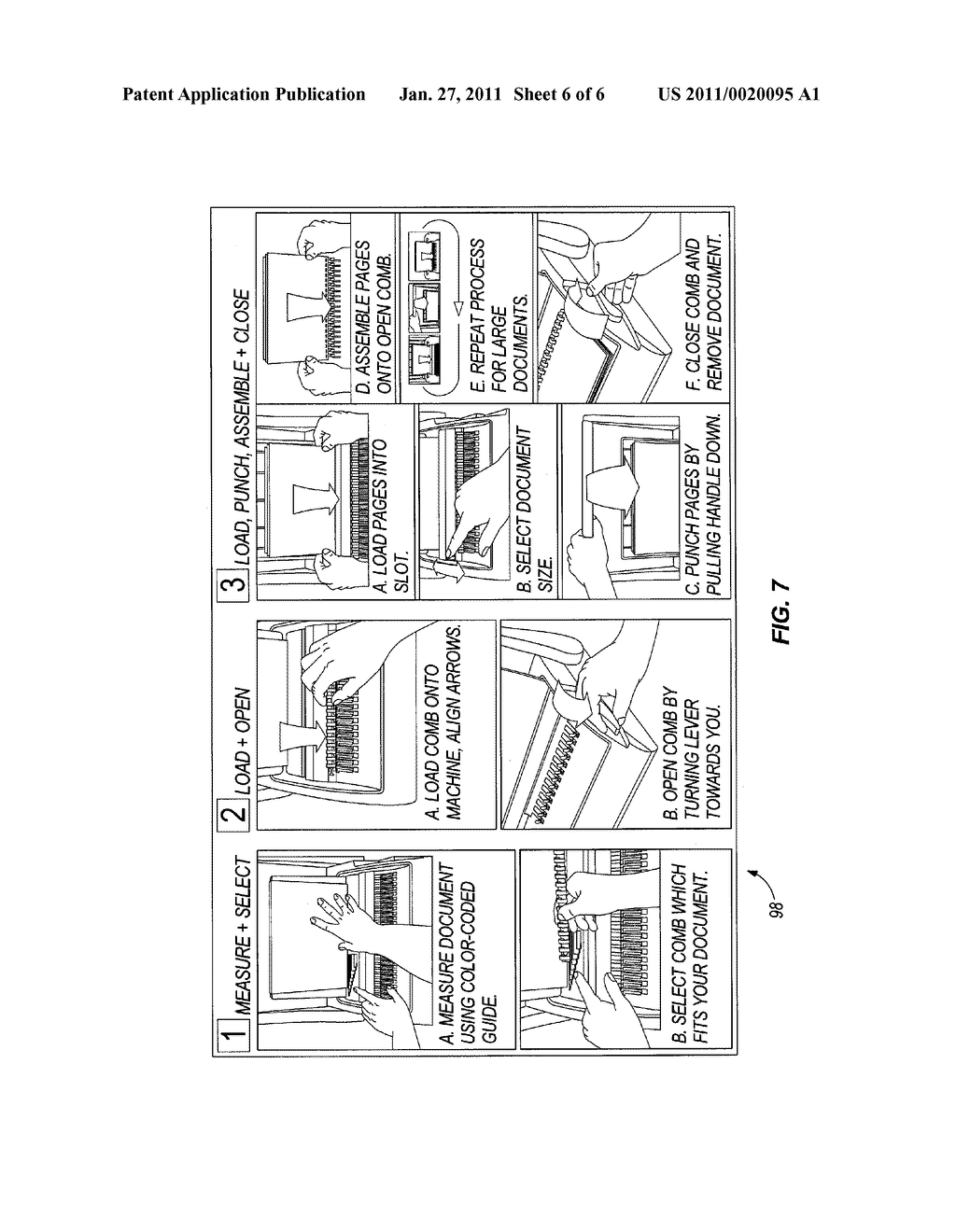 BINDING SYSTEM WITH BINDING MACHINE AND BINDING ELEMENTS - diagram, schematic, and image 07