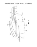 Seal Structure for Preventing Leakage of Gases Across a Gap Between Two Components in a Turbine Engine diagram and image