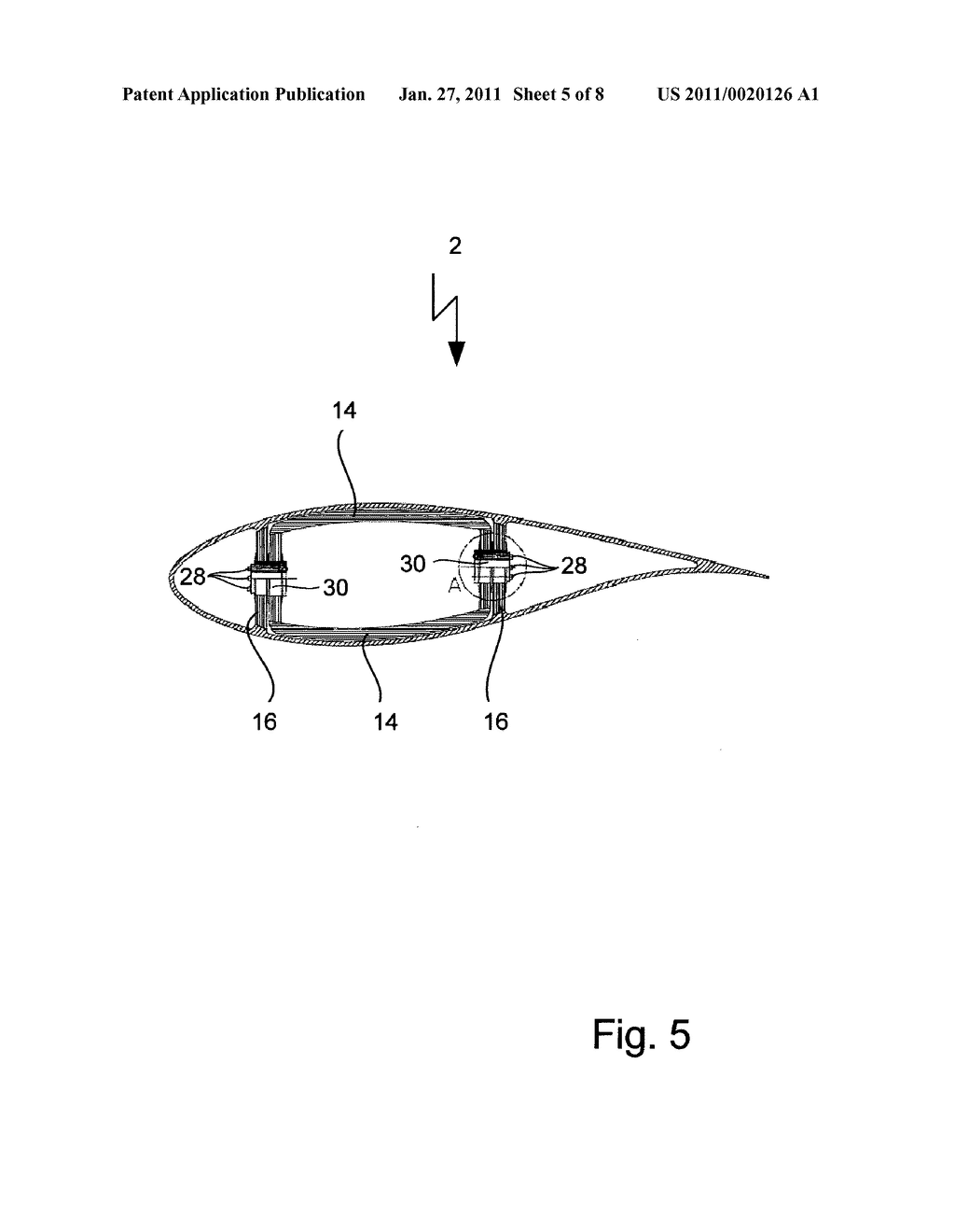 MODULAR ROTOR BLADE FOR A POWER-GENERATING TURBINE AND A METHOD FOR ASSEMBLING A POWER-GENERATING TURBINE WITH MODULAR ROTOR BLADES - diagram, schematic, and image 06