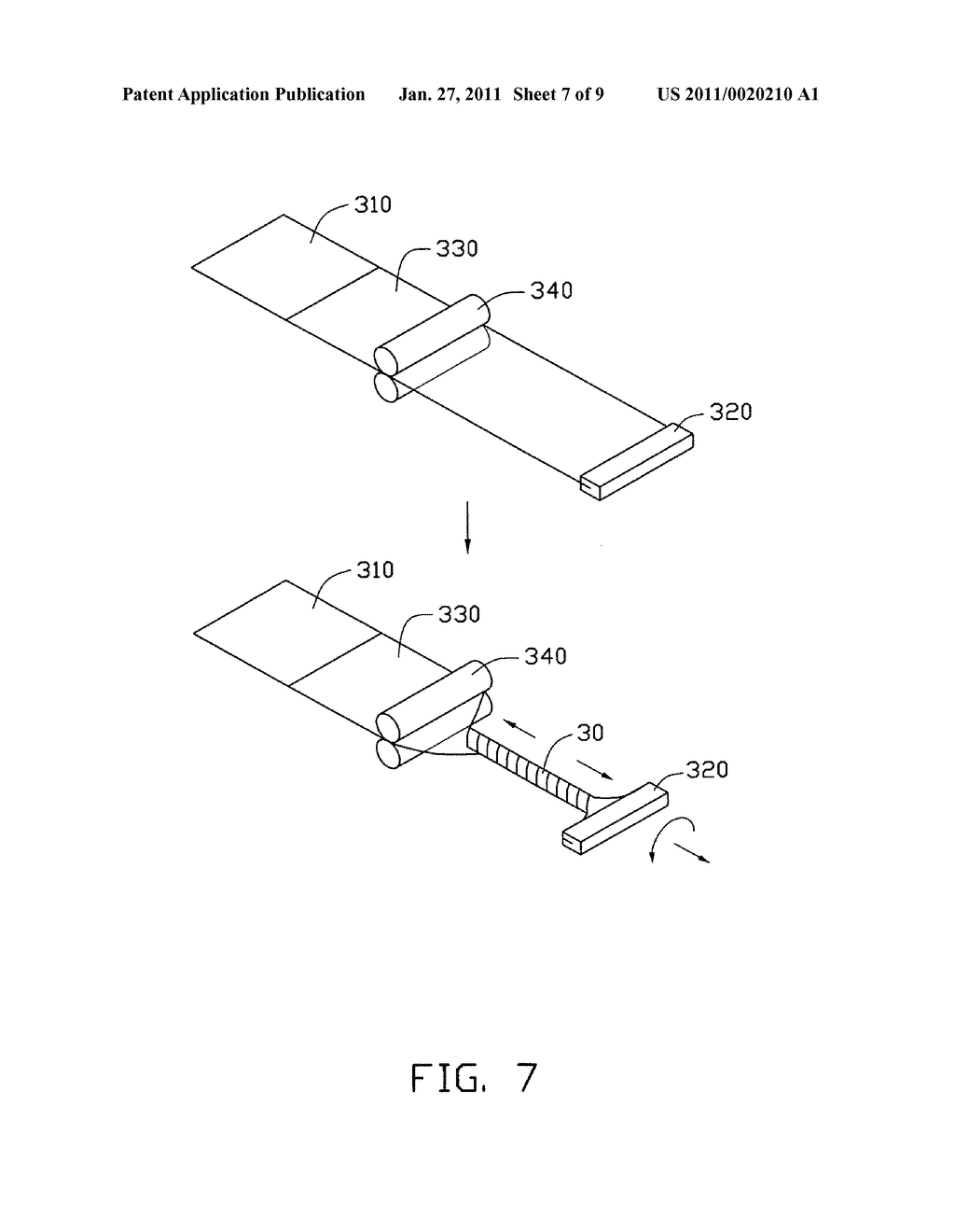 Method for making twisted carbon nanotube wire - diagram, schematic, and image 08