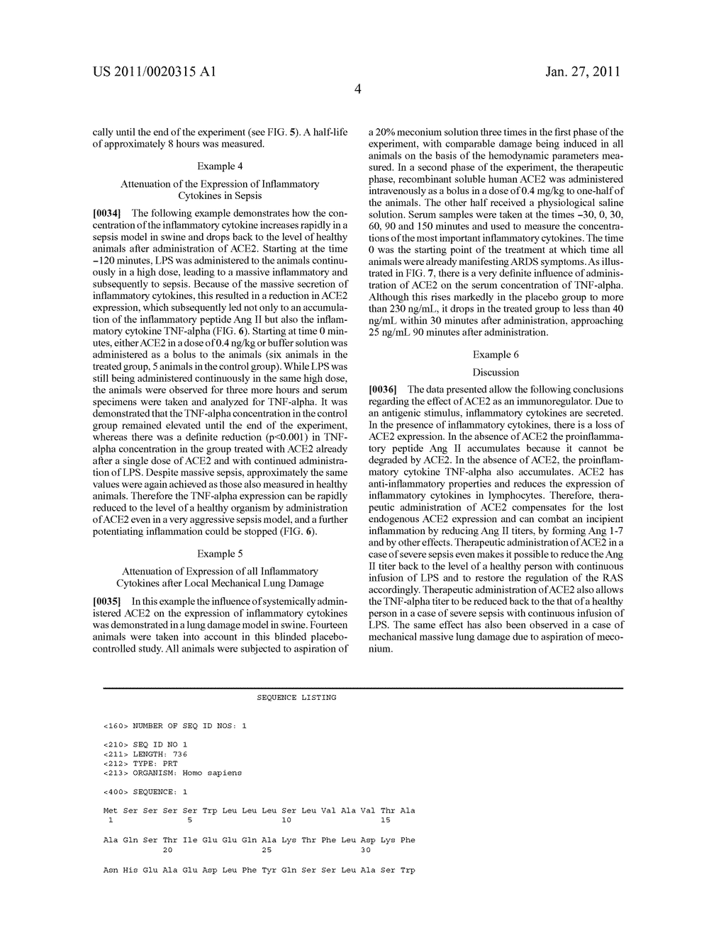 TREATMENT OF INFLAMMATORY ILLNESSES WITH ACE2 - diagram, schematic, and image 09