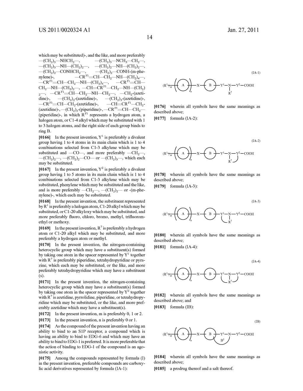 COMPOUND CAPABLE OF BINDING S1P RECEPTOR AND PHARMACEUTICAL USE THEREOF - diagram, schematic, and image 15