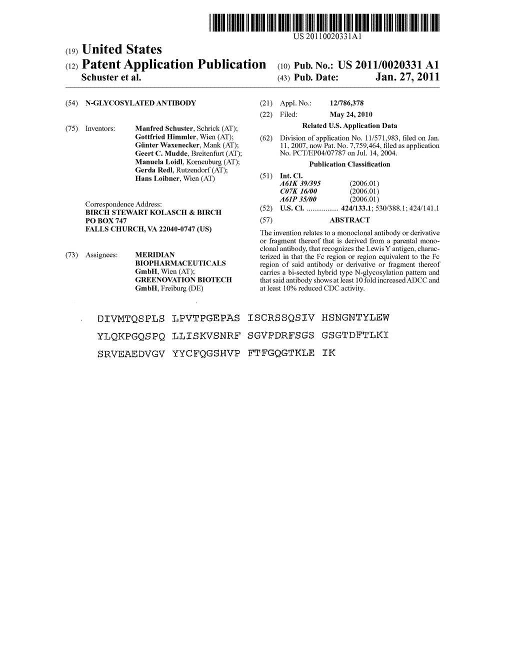 N-GLYCOSYLATED ANTIBODY - diagram, schematic, and image 01