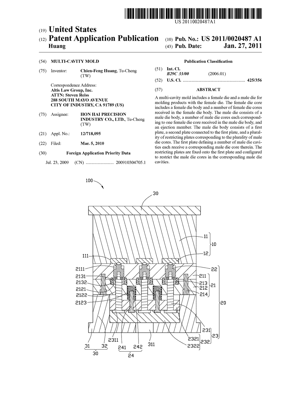 MULTI-CAVITY MOLD - diagram, schematic, and image 01