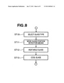 Single-curved glass sheet manufacturing system diagram and image