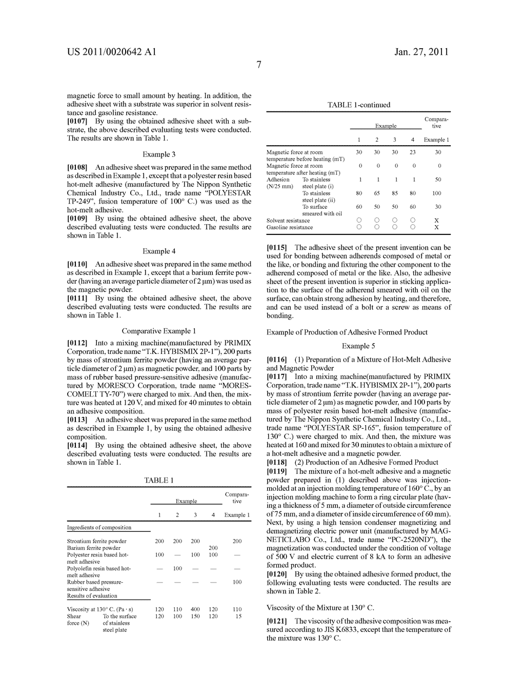 ADHESIVE COMPOSITION, ADHESIVE SHEET AND ADHESIVE FORMED PRODUCT - diagram, schematic, and image 10