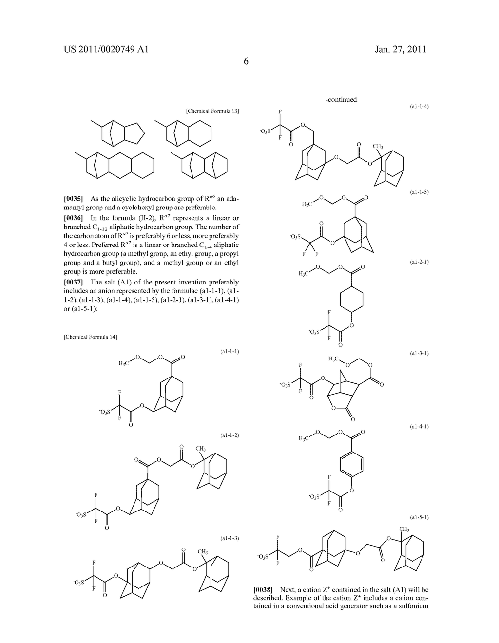 CHEMICALLY AMPLIFIED RESIST COMPOSITION AND SALT EMPLOYED THEREIN - diagram, schematic, and image 07