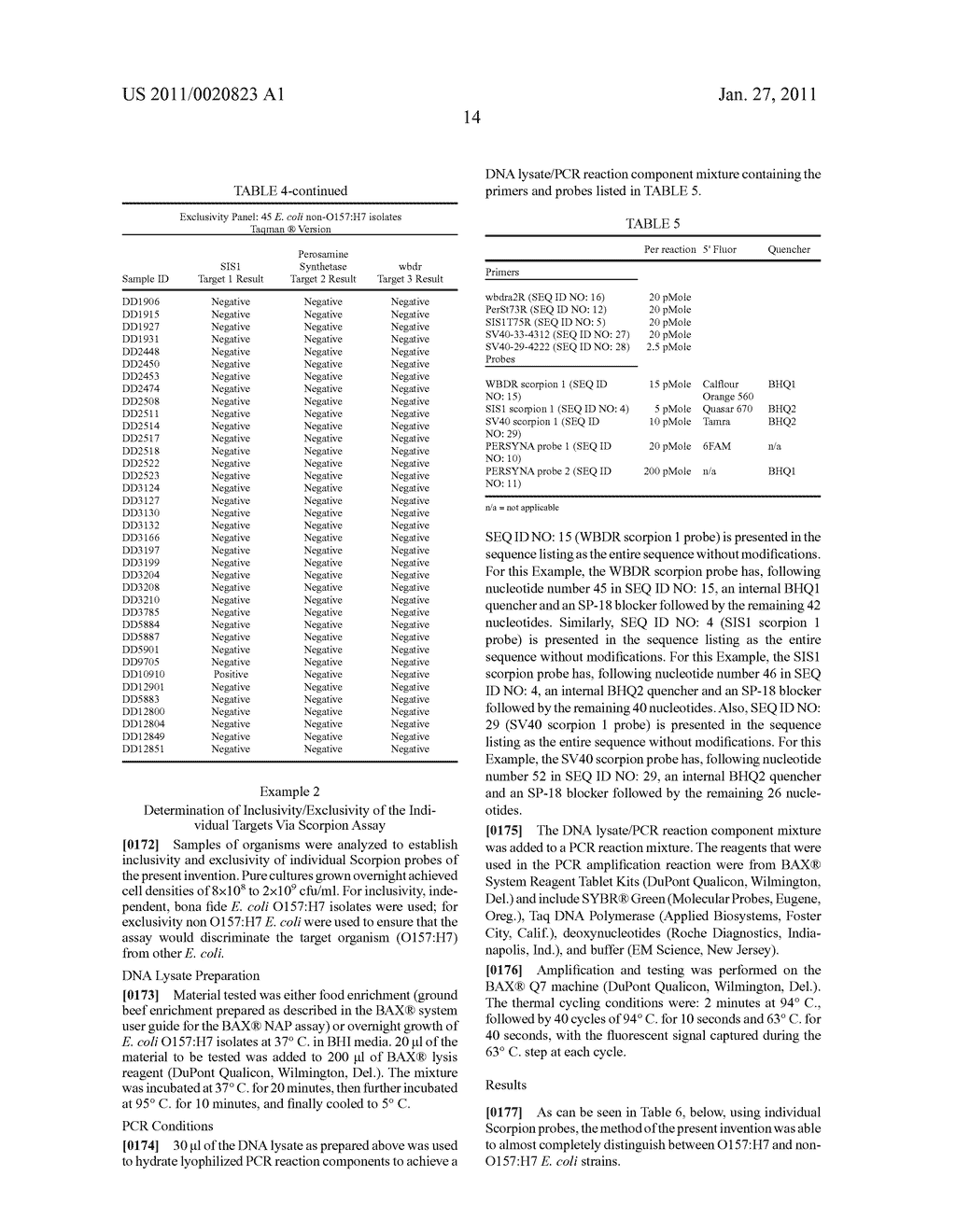 SEQUENCES AND THEIR USE FOR DETECTION AND CHARACTERIZATION OF E. COLI O157:H7 - diagram, schematic, and image 15