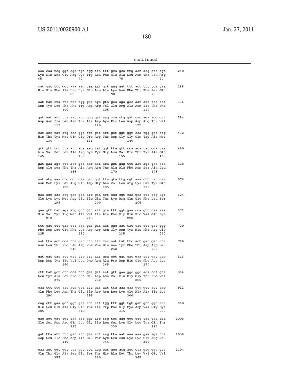 LACTOBACILLUS ACIDOPHILUS NUCLEIC ACID SEQUENCES ENCODING PROTEASE HOMOLOGUES AND USES THEREFORE - diagram, schematic, and image 181