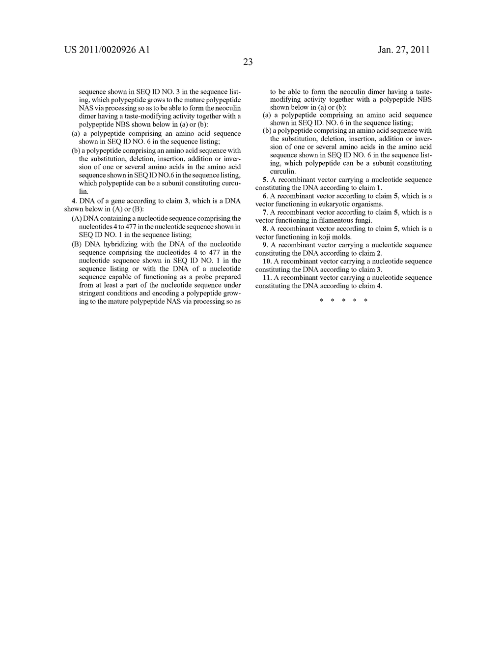 NOVEL TASTE-MODIFYING POLYPEPTIDE NAS, DNA THEREOF AND USE THEREOF - diagram, schematic, and image 34