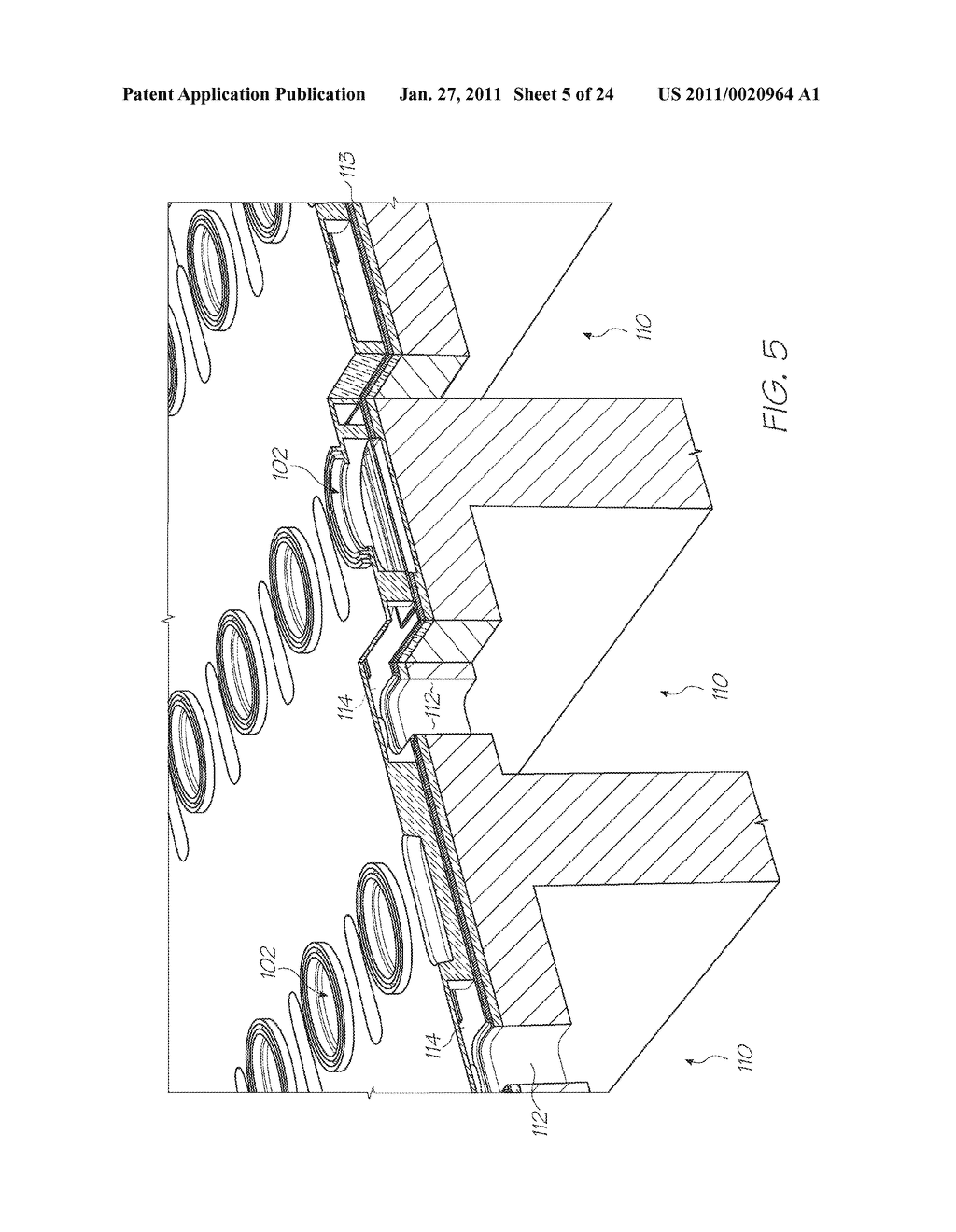 METHOD OF FABRICATING INKJET PRINTHEAD ASSEMBLY HAVING BACKSIDE ELECTRICAL CONNECTIONS - diagram, schematic, and image 06