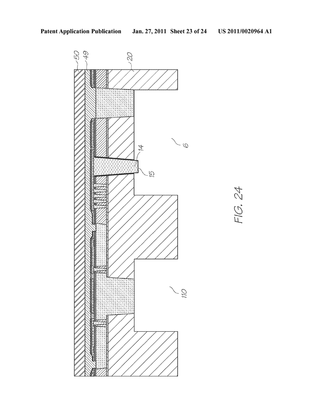 METHOD OF FABRICATING INKJET PRINTHEAD ASSEMBLY HAVING BACKSIDE ELECTRICAL CONNECTIONS - diagram, schematic, and image 24