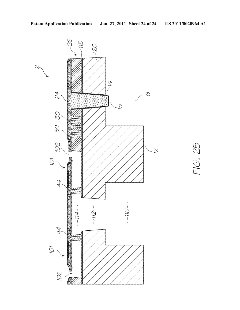 METHOD OF FABRICATING INKJET PRINTHEAD ASSEMBLY HAVING BACKSIDE ELECTRICAL CONNECTIONS - diagram, schematic, and image 25