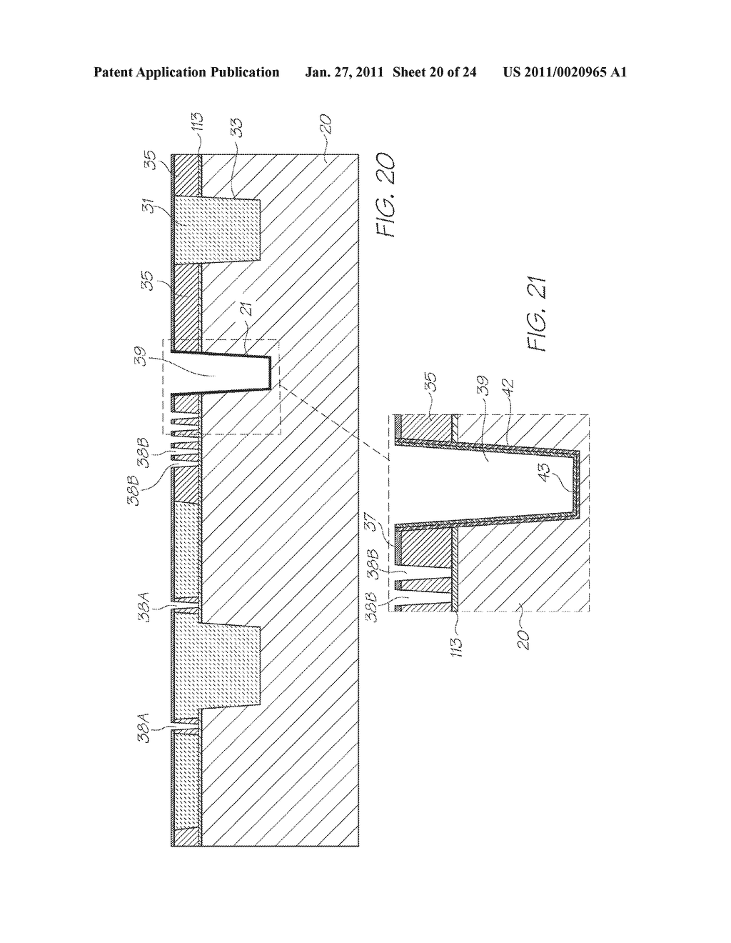 METHOD OF FABRICATING PRINTHEAD INTEGRATED CIRCUIT WITH BACKSIDE ELECTRICAL CONNECTIONS - diagram, schematic, and image 21