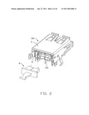 ELECTRICAL CONNECTOR WITH IMPROVED CONTACT FOOTPRINTS diagram and image