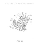 ELECTRICAL CONNECTOR WITH IMPROVED CONTACT FOOTPRINTS diagram and image