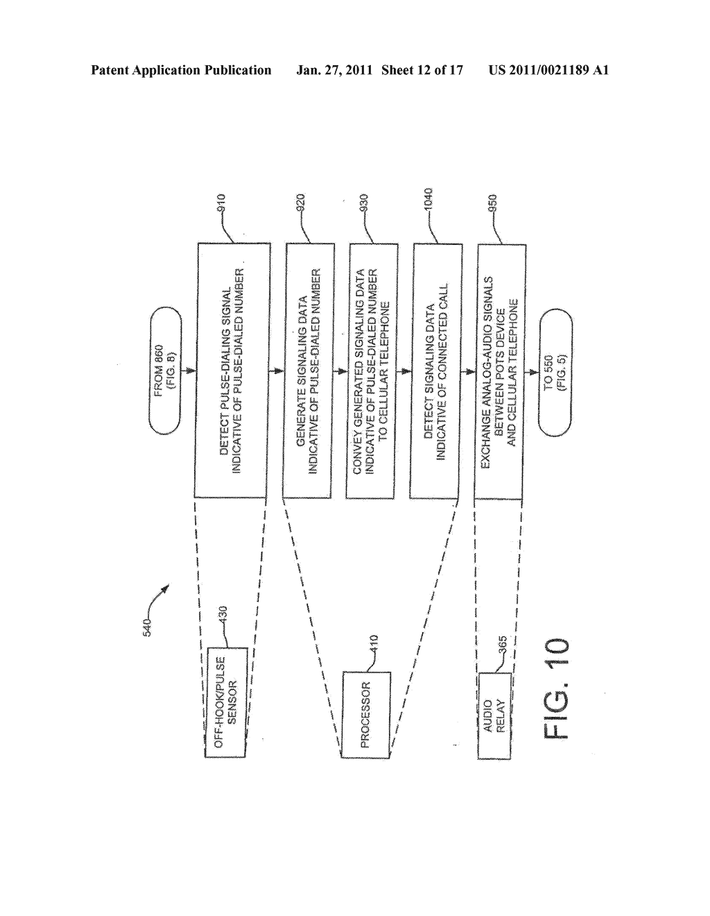 Apparatus, Method, and Computer-Readable Medium for Interfacing Devices with Communications Networks - diagram, schematic, and image 13