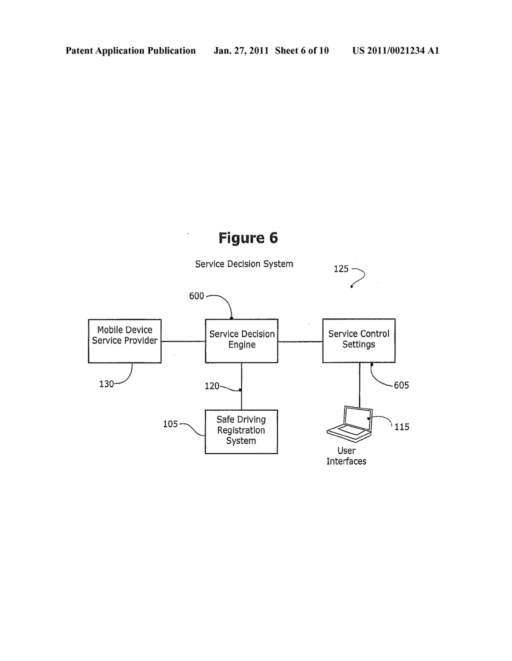 METHOD AND SYSTEM FOR CONTROLLING A MOBILE COMMUNICATION DEVICE IN A MOVING VEHICLE - diagram, schematic, and image 07