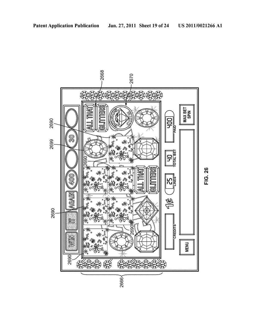 GAMING SYSTEM HAVING RE-AWARDING OF STORED AWARDS - diagram, schematic, and image 20