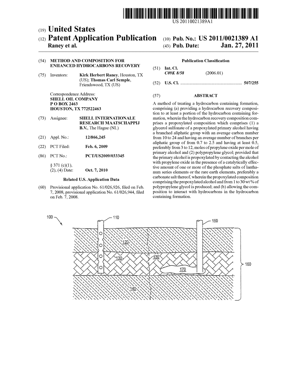 METHOD AND COMPOSITION FOR ENHANCED HYDROCARBONS RECOVERY - diagram, schematic, and image 01