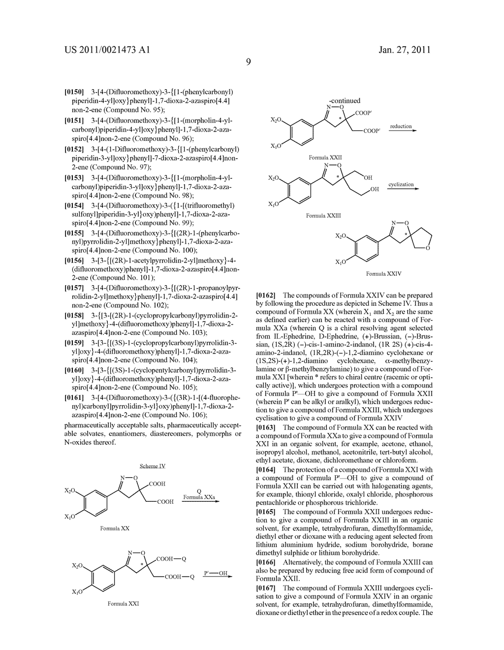 INHIBITORS OF PHOSPHODIESTERASE TYPE-IV - diagram, schematic, and image 10