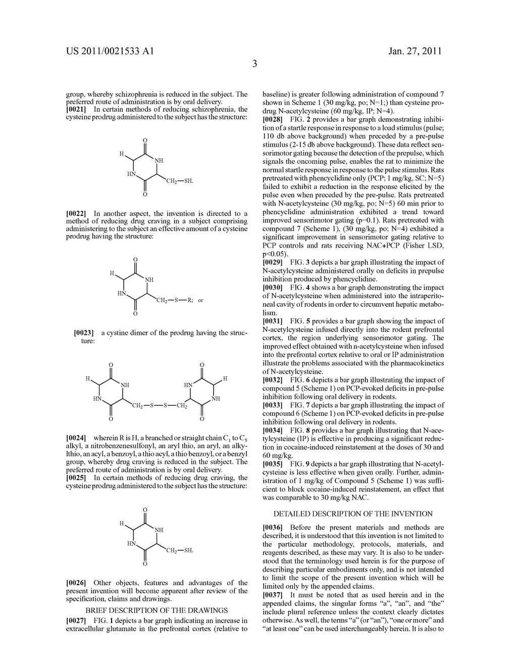 CYSTEINE PRODRUGS TO TREAT SCHIZOPHRENIA AND DRUG ADDICTION - diagram, schematic, and image 13