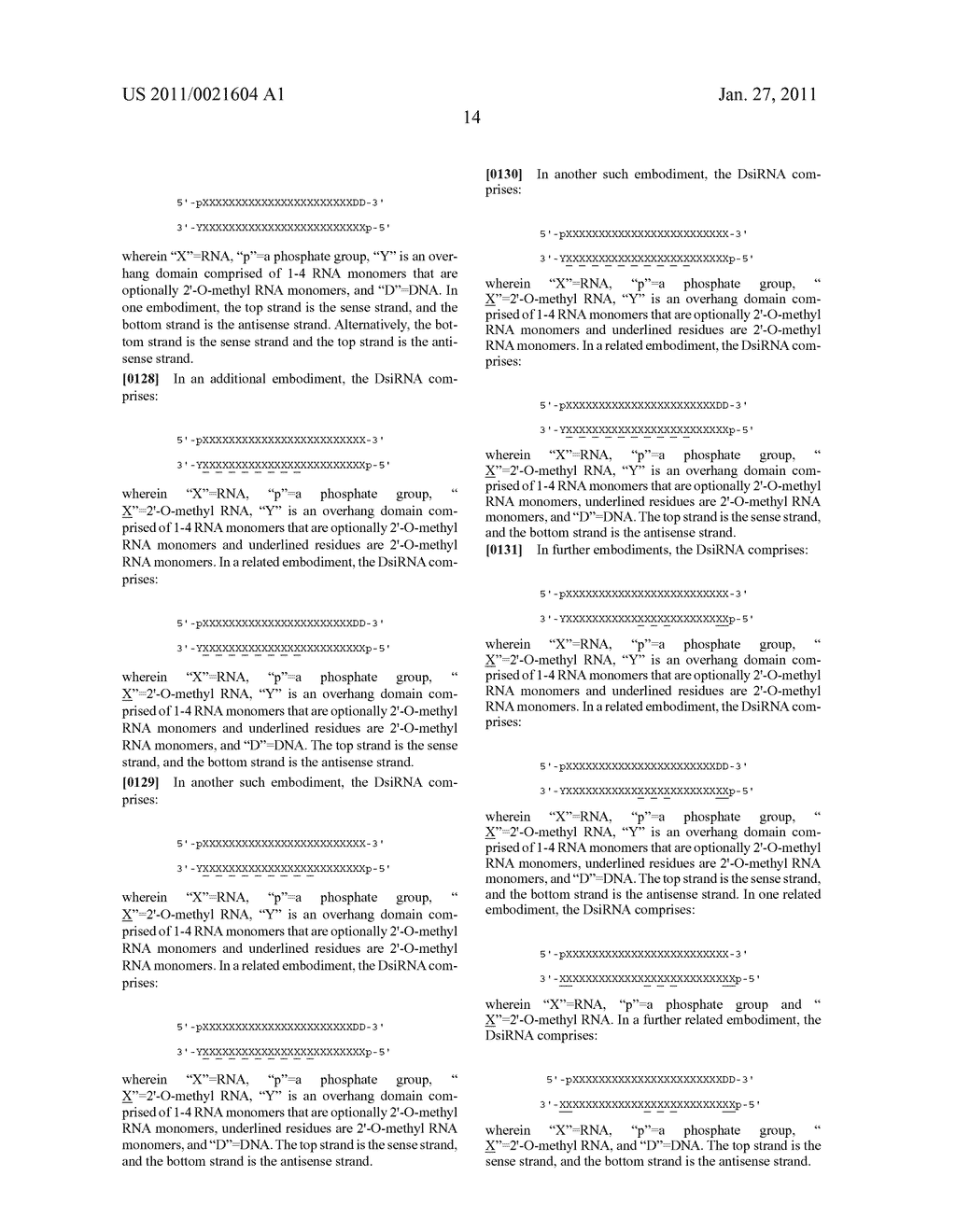 METHODS AND COMPOSITIONS FOR THE SPECIFIC INHIBITION OF KRAS BY ASYMMETRIC DOUBLE-STRANDED RNA - diagram, schematic, and image 46