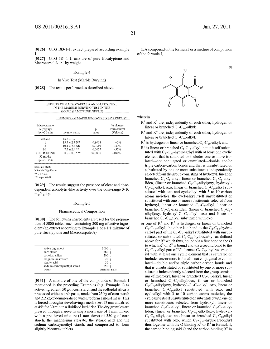 PLANTS EXTRACTS FOR USE IN BRAIN MODULATION - diagram, schematic, and image 22