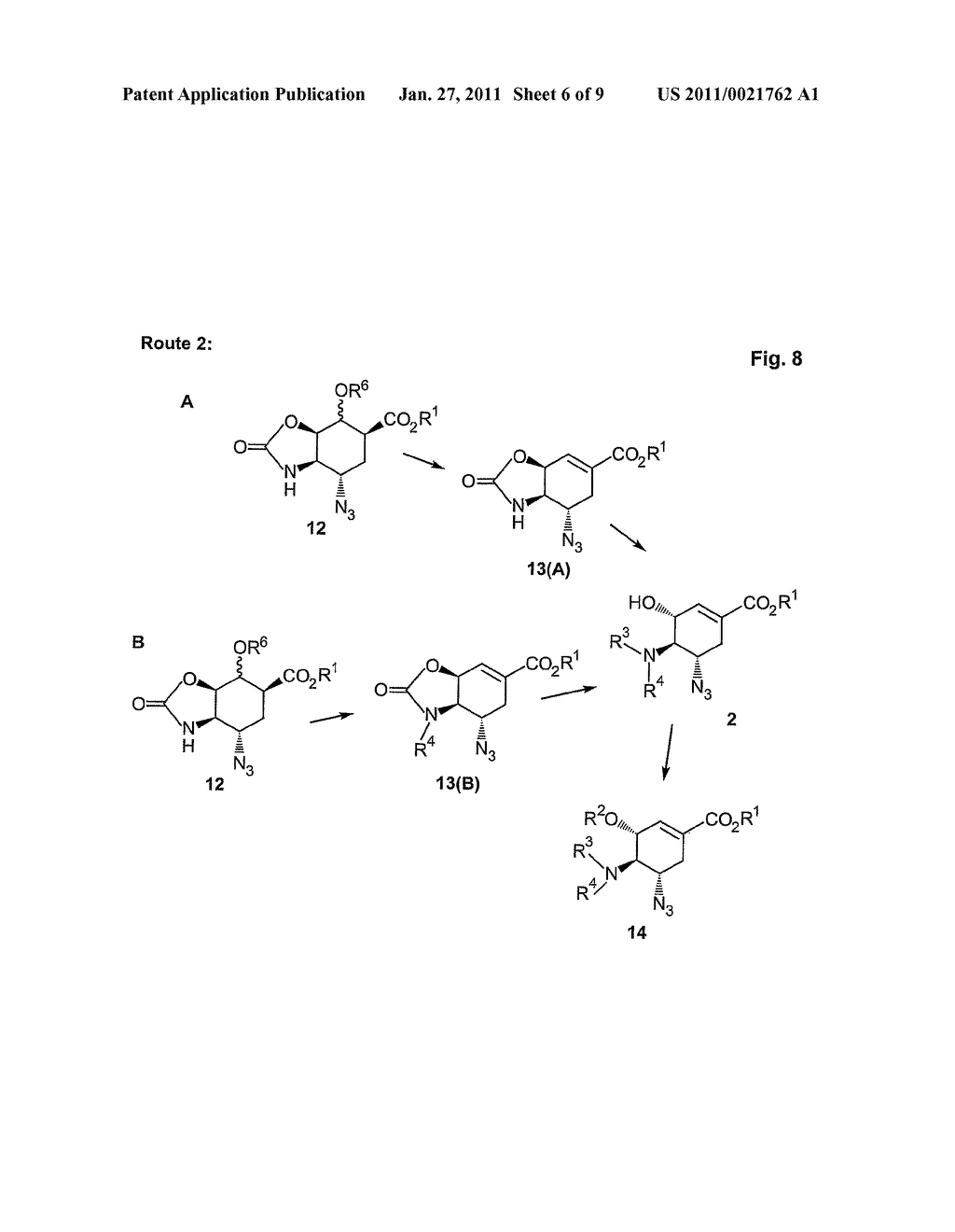 METHOD OF FORMING OSELTAMIVIR AND DERIVATIVES THEREOF - diagram, schematic, and image 07