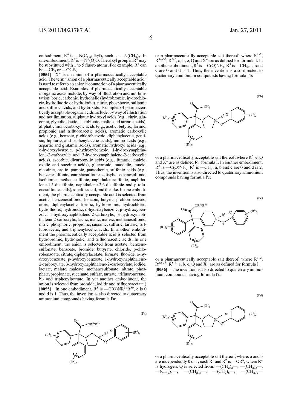 QUATERNARY AMMONIUM DIPHENYLMETHYL COMPOUNDS USEFUL AS MUSCARINIC RECEPTOR ANTAGONISTS - diagram, schematic, and image 07