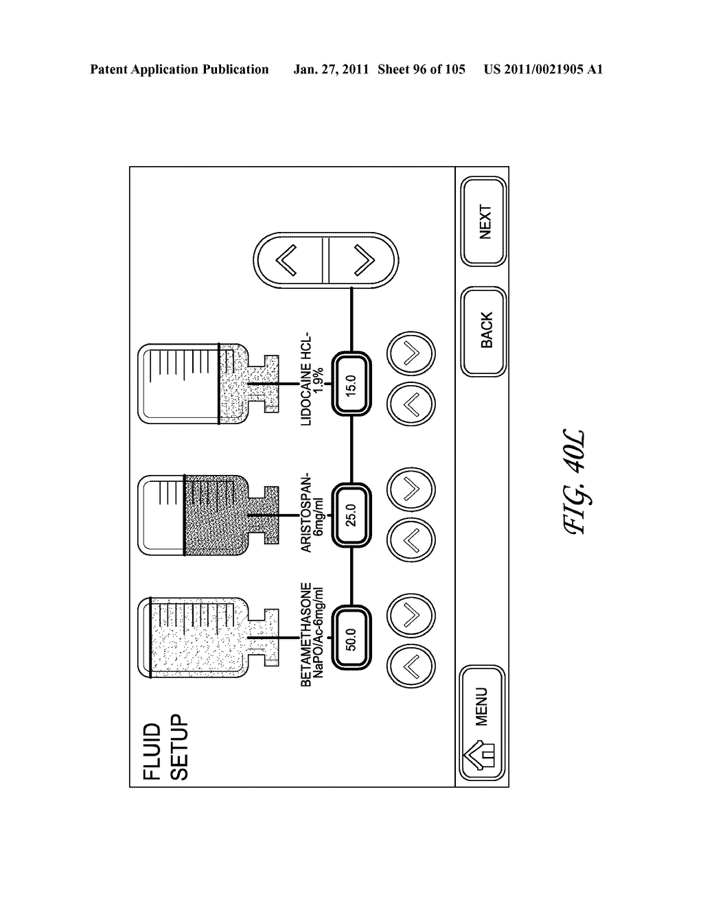 INJECTION SYSTEM FOR DELIVERING MULTIPLE FLUIDS WITHIN THE ANATOMY - diagram, schematic, and image 97