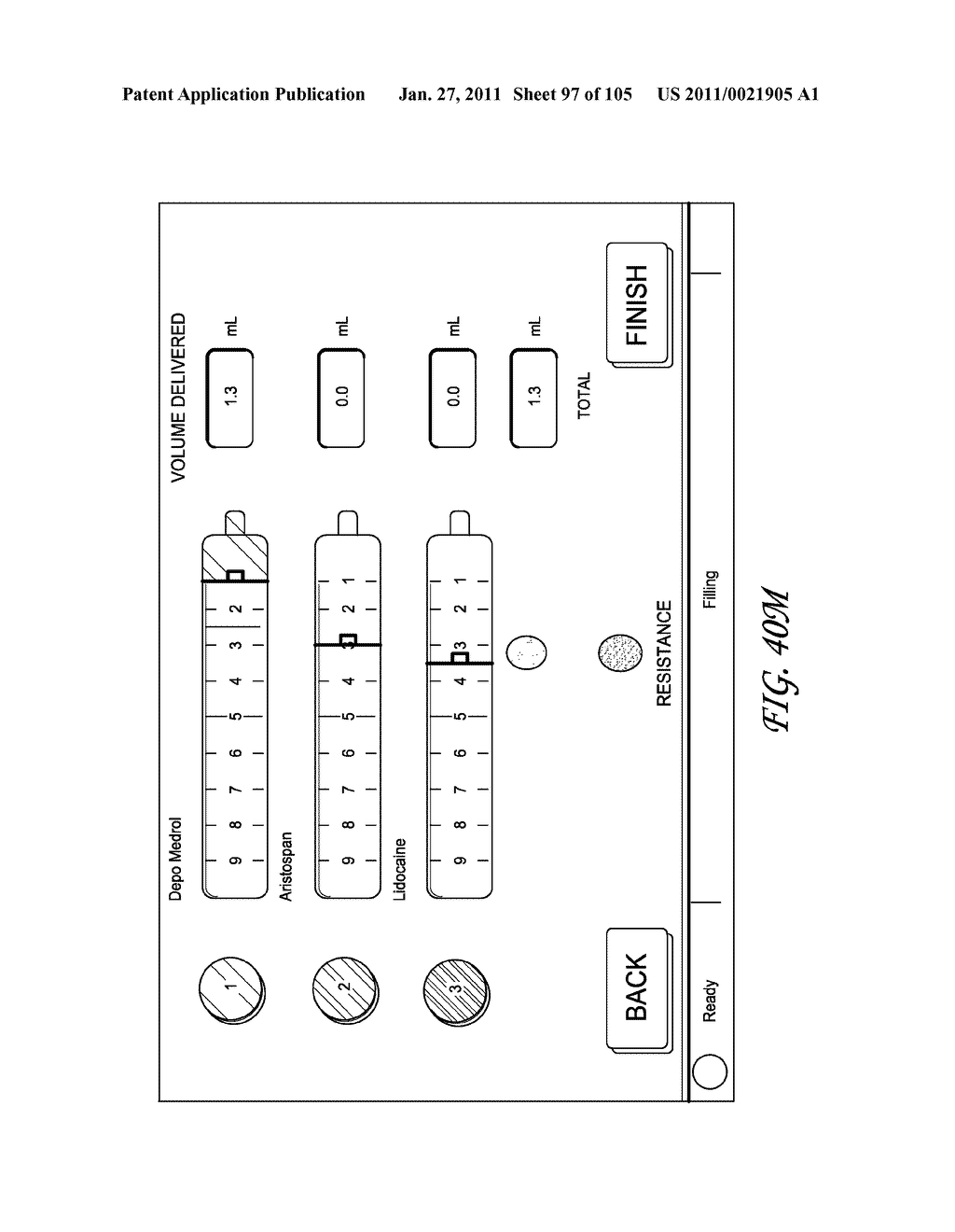 INJECTION SYSTEM FOR DELIVERING MULTIPLE FLUIDS WITHIN THE ANATOMY - diagram, schematic, and image 98