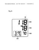 BLOOD PRESSURE MEASUREMENT APPARATUS, RECORDING MEDIUM ON WHICH BLOOD PRESSURE DERIVATION PROGRAM IS RECORDED, AND METHOD FOR DERIVING BLOOD PRESSURE diagram and image