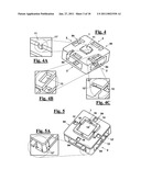 SUPPORT DEVICE FOR SENSORS AND/OR ACTUATORS THAT CAN BE PART OF A WIRELESS NETWORK OF SENSORS/ACTUATORS diagram and image