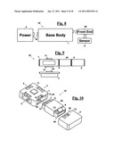 SUPPORT DEVICE FOR SENSORS AND/OR ACTUATORS THAT CAN BE PART OF A WIRELESS NETWORK OF SENSORS/ACTUATORS diagram and image