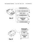 SUPPORT DEVICE FOR SENSORS AND/OR ACTUATORS THAT CAN BE PART OF A WIRELESS NETWORK OF SENSORS/ACTUATORS diagram and image