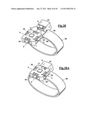 SUPPORT DEVICE FOR SENSORS AND/OR ACTUATORS THAT CAN BE PART OF A WIRELESS NETWORK OF SENSORS/ACTUATORS diagram and image