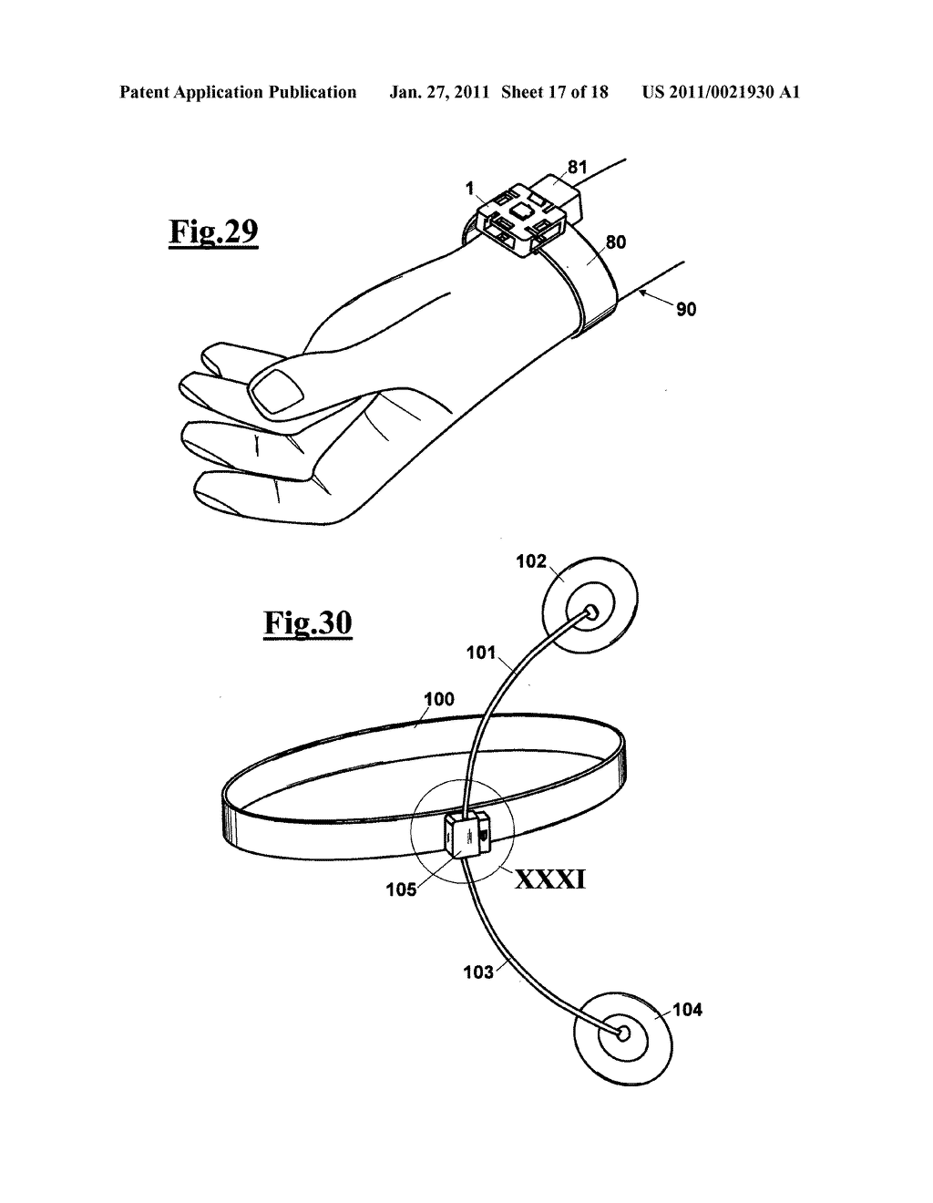 SUPPORT DEVICE FOR SENSORS AND/OR ACTUATORS THAT CAN BE PART OF A WIRELESS NETWORK OF SENSORS/ACTUATORS - diagram, schematic, and image 18