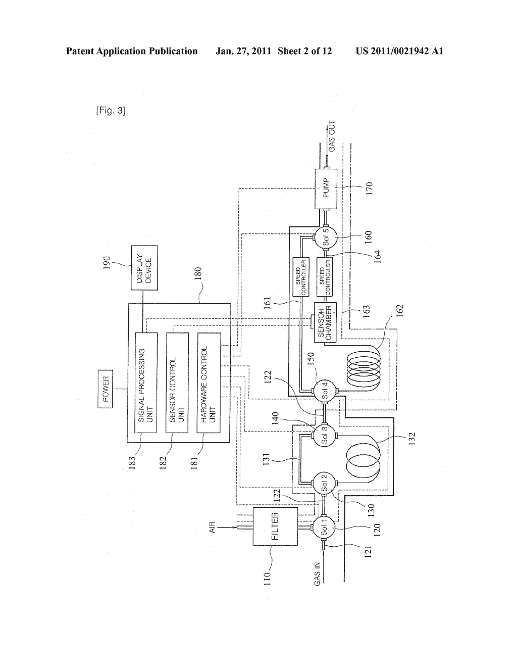 APPARATUS AND METHOD OF ANALYZING CONSTITUENTS OF GAS IN ORAL CAVITY AND ALVEOLAR GAS - diagram, schematic, and image 03