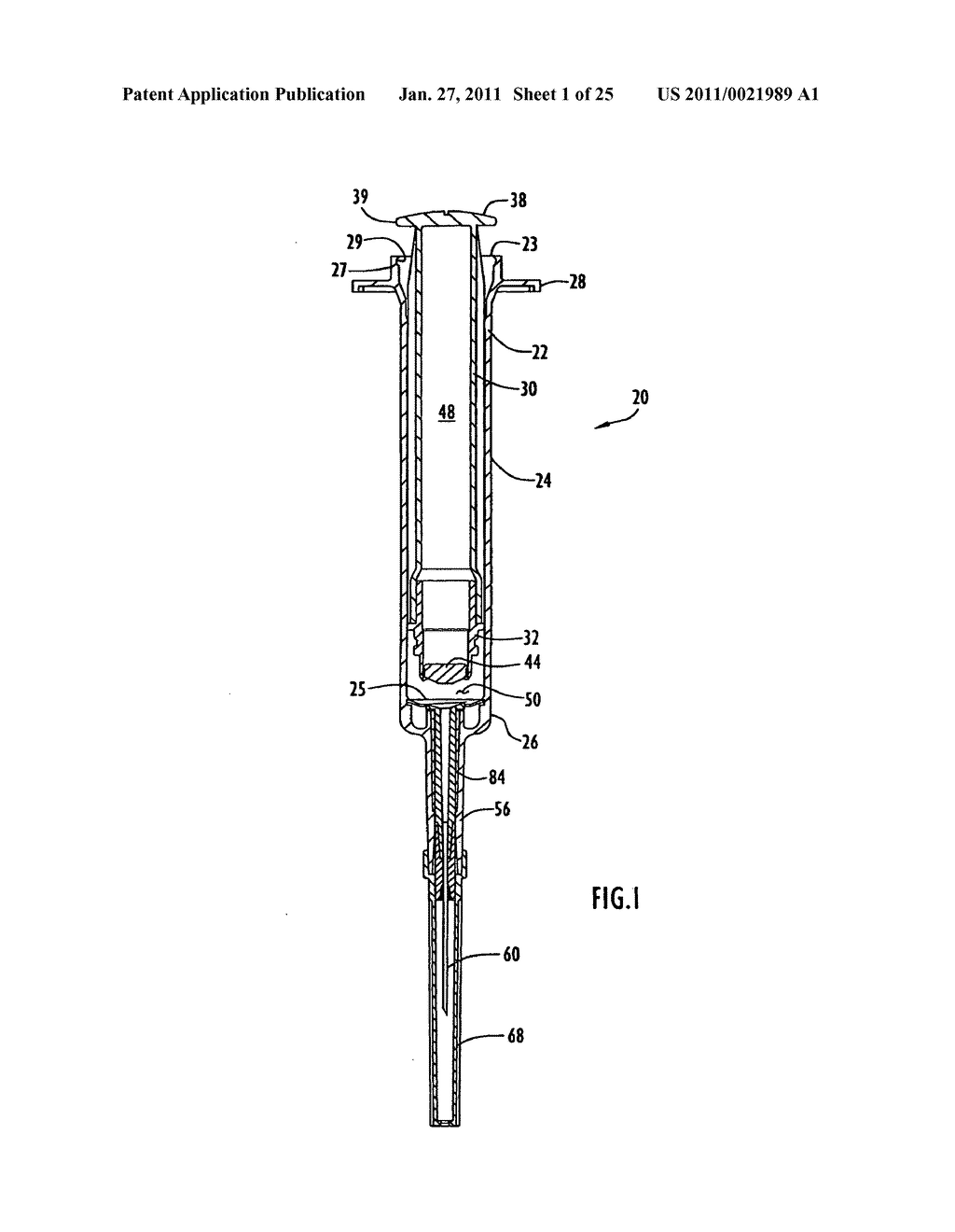 Safety medical syringe with retractable needle - diagram, schematic, and image 02