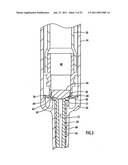 Safety medical syringe with retractable needle diagram and image