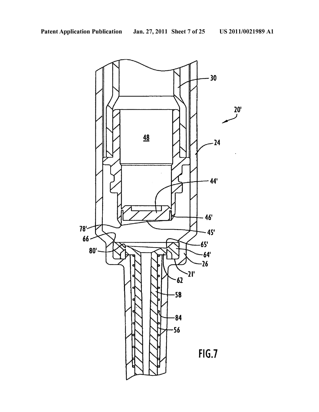 Safety medical syringe with retractable needle - diagram, schematic, and image 08