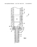 Safety medical syringe with retractable needle diagram and image