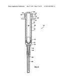 Safety medical syringe with retractable needle diagram and image