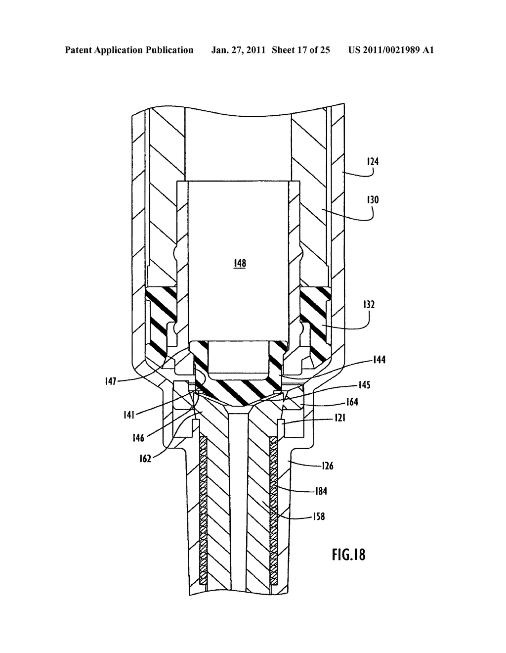 Safety medical syringe with retractable needle - diagram, schematic, and image 18